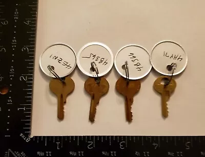 4 Ea.new-grainger Sold-control Keys-bought 2013-master-brand-for Padlocks • $25