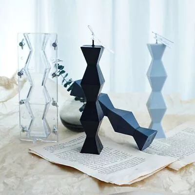 Shaped Strip Candle Mold Geometry Simple Candle Molds Home Decoration Candle Mka • $41.88