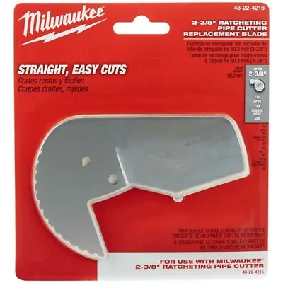 Milwaukee  63mm Ratcheting Pvc Cutter Blade 48224216 • £48