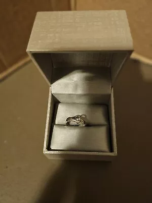 Zales Purity Ring Silver New In Box • $50