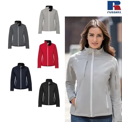 Russell Women's Bionic Softshell Jacket 0R410F0 - Ladies Warm Fleece Winterwear • $149.49