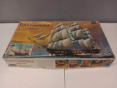 USS Constitution Old Ironsides Vintage Antique Model Sailing Ship Revell... • $20