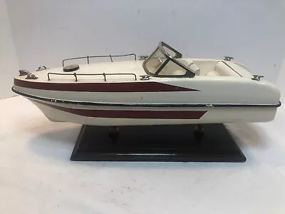 Vintage Model Speed Boat - Wooden 16”1950s 1960’s Nautical Decor • $49.95