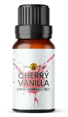 Cherry Vanilla Fragrance Oil - Diffuser Burner Bath Candle Soap Wax Melt Making • £8.99