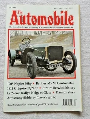 THE AUTOMOBILE MAGAZINE JULY 1995 VOL13 No5 BENTLEY MK V1 CONTINENTAL NAPIER • £4.99