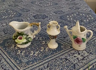 Vintage 3 Miniature Vases Made In Jap  An And 2 Were Made In Occupied Japan  • $4