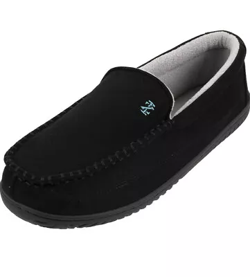 IZOD Men’s Slippers Size XXL 13-14 (Black) • $24.99