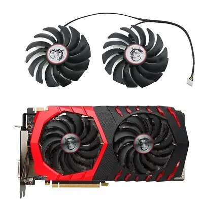 MSI RX470 RX480 RX570 RX580   Gaming X Cooling Fan GPU Video Cards Fans • $15.99