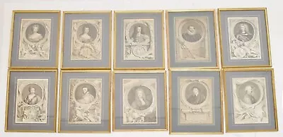 Early 18th Century Engraved Portraits X 10 • £999.99