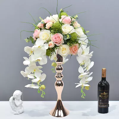 10pcs Metal Vase Centerpiece Stand Candle Holder Wedding Flower Table Decor  • $93