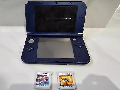 Nintendo 3ds Xl With Charger And Pokemon Ultra Sun And Pokemone Y • $235.50