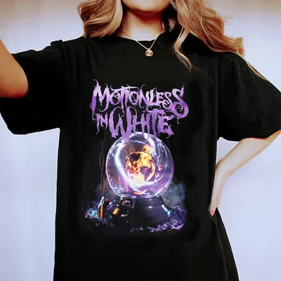 Motionless In White Purple Glass Unisex Full Size Cotton Tee Shirt • $19.99