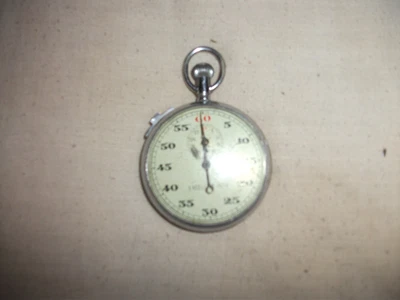 £20 • Buy EXCELSIOR PARK  Silver Plated Pocket Stopwatch Chronometer Swiss Made 50mm