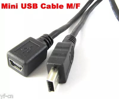 10pcs 1M/3.3FT Mini USB 5pin Male To Female Jack Extension Data & Charge Cable • $13.97