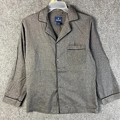 $15.95 • Buy Stafford Sleepwear Long Sleeve Shirt Small Men's Regular Fit 100% Cotton Gray