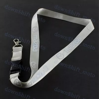 NEW MAZDA Silver Lanyard Keychain Quick Release MAZDASPEED RX7 RX8 MIATA MX5 13B • $5.30