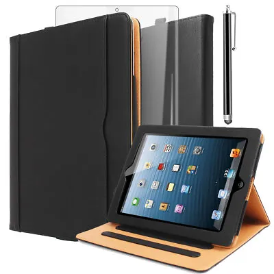 $14.98 • Buy Leather Case For IPad 4th/3rd/2nd Gen 9.7 Inch Tablet Cover + Screen Protector