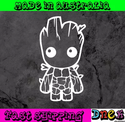 $5.75 • Buy BABY Groot Vinyl Decal Jdm 4x4 Funny Turbo Funny Japan Boost  Cool Car Ute Truck