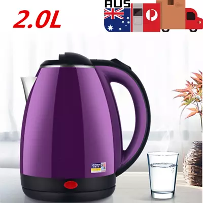 $34.08 • Buy 2L Stainless Steel Kettle Electric Home Kitchen Water Jug Pot Water Boiler 220V