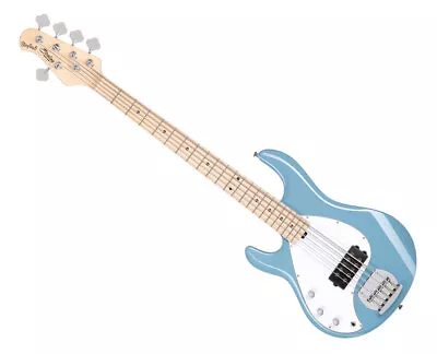 Sterling By Music Man StingRay 5 RAY5 Left-Handed - Chopper Blue - Used • $409.99