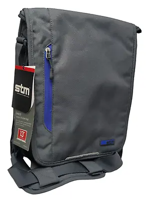 STM Linear Laptop Shoulder Bag 12 13 14  Charcoal Grey Pockets (STM-112-026M-16) • $40.95