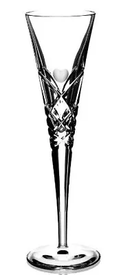 Crystal Champagne Glass Fluted Etched Heart  By Miller ROGASKA • $24.99