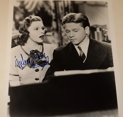 Mickey Rooney /  8 X 10  B&w  Autographed  Photo • $80