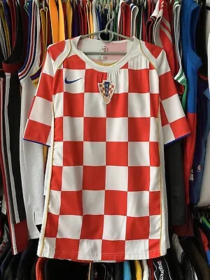 Croatia 2004 2005 Home Football Shirt Nike National Team Soccer Jersey Size M • $64.99