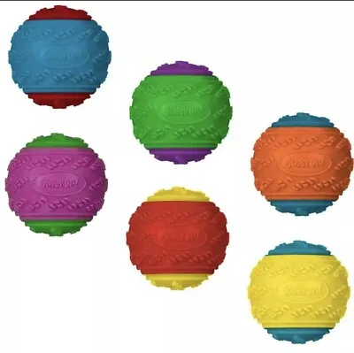 £10.78 • Buy 4 X  Scooby Doo Durable Squeaky Dog Ball Toys - GENUINE - UK SELLER