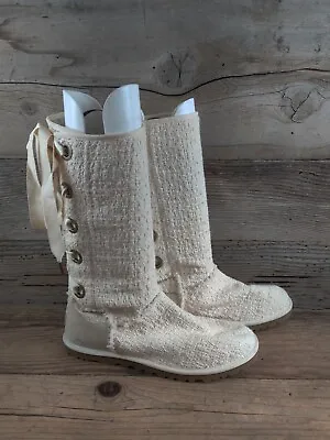 Ugg Australia Heirloom Lace Up Womens Boots Sz 8 • $69.99