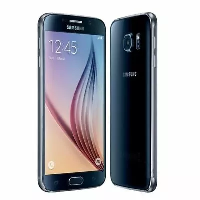 Samsung Galaxy S6 SM-G920P Sprint Only 32GB Black Good Light Burn • $29.99