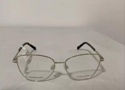 New Elton John Pupil Gold Eyeglass Frames 53-15-140 #722 • $69