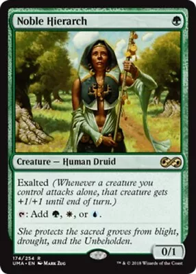 Noble Hierarch - Foil Ultimate Masters Magic Mtg Light Play English X1 • $4.24