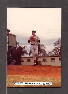 Mark Fidrych  RED SOX  UNSIGNED  3-3/8 X 5  COLOR ORIGINAL SNAPSHOT PHOTO #3 • $1