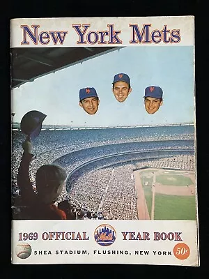 1969 New York Mets Official Yearbook World Championship Year W/ Seaver VG-EX • $80