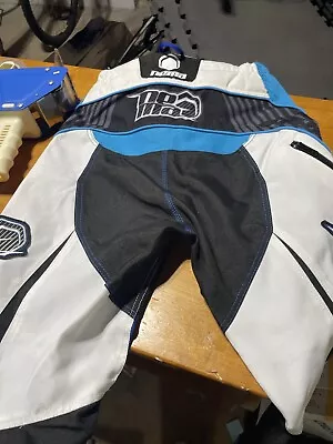 Nema Racing Pants 24 Blue White  Off Road Dirt Bike ATV Motocross BMX Men VGUC • $14.77