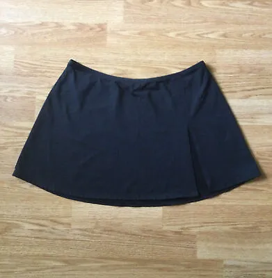 La Blanca By Rod Beattie Swim Skirt Black  Bottom Cover  Up ( S) Front Slit • $25