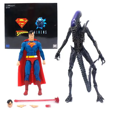 NECA 2019 Superman VS Alien SDCC Exclusive Action Figure Collection Model Toy  • $105.99