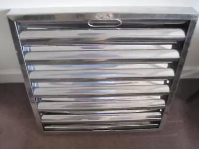 Grease Baffle Filter 20x20x2  Kitchen Canopy Stainless Steel • £19