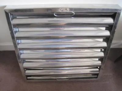 Stainless Steel Grease Baffle Filter 395x395x45 16 X16 X2  Kitchen Canopy Filter • £19.99