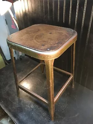 1 Vintage Industrial  Metal Shop Stool  Lyon Industries • $131.75