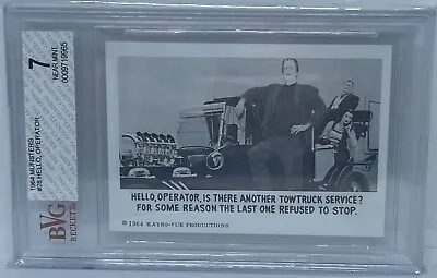 1964 Leaf Munsters Hello Operator Is There Another Towtruck Servic #28 Bvg 7 Bgs • $119.99
