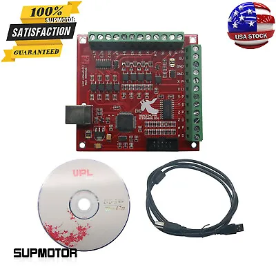 CNC USB MACH3 100Khz Breakout Board 4 Axis Interface Driver Motion Control USA • $22.52