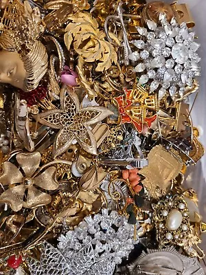 Vintage Now Jewelry Lot Mix 3 PC BROOCH BROOCHES PINS ANTIQUE GOOD Wear Resell • $34.44