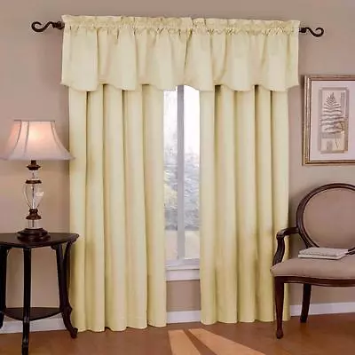 NEW Eclipse Supreme 84-Inch Rod Pocket Blackout Window Curtain Panel In Ivory • $37.99