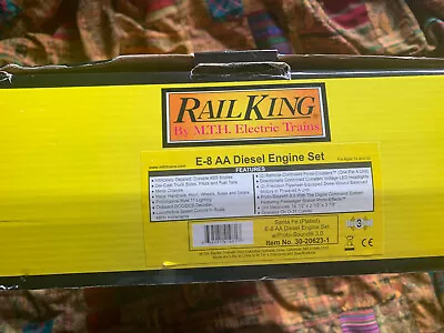 Rail King E-8 AA Diesel Engine SET 30-20623-1 Powered UNUSED- ORIGINAL PACKAGING • $300