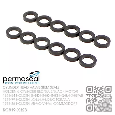 Aa Valve Stem Seals 161-173-186-202 6 Cyl Motor [holden Hk-ht-hg-hq-hj-hx-hz-wb] • $19.55