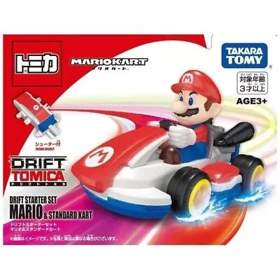 Takara Tomy / Drift Tomica MARIOKART Drift Starter Set / Mario & Standard Kart • $33.40