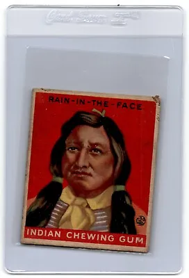 1933 Goudey Indian Gum Rain In The Face Cleveland Indians #143 • $14.99