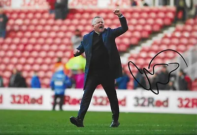 Football - Chris Wilder - Hand Signed 12x8 Inch Photograph - Middlesbrough - COA • £12